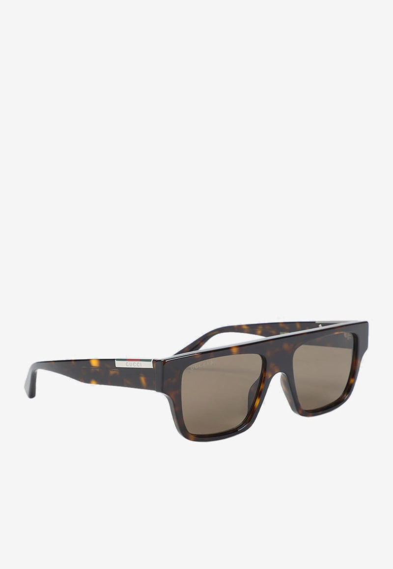 Rectangular Acetate Sunglasses