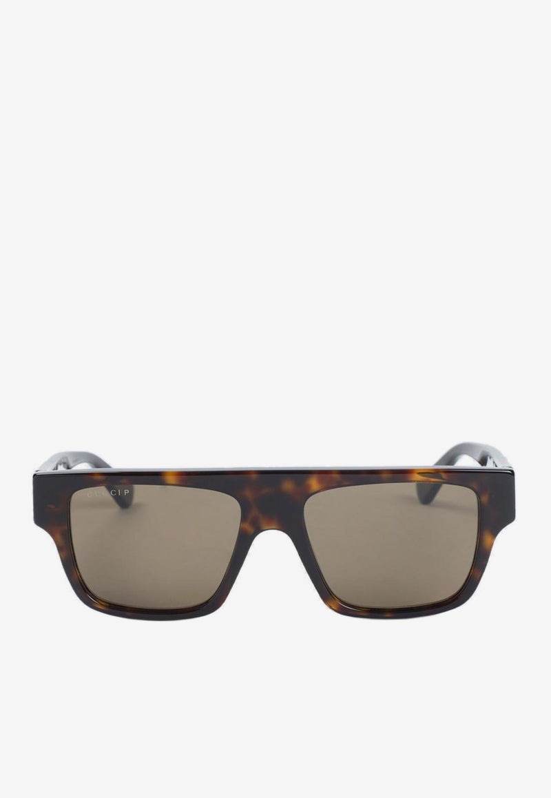 Rectangular Acetate Sunglasses