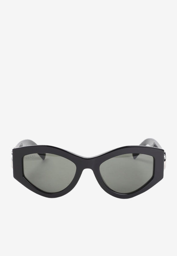 Oval Acetate Sunglasses
