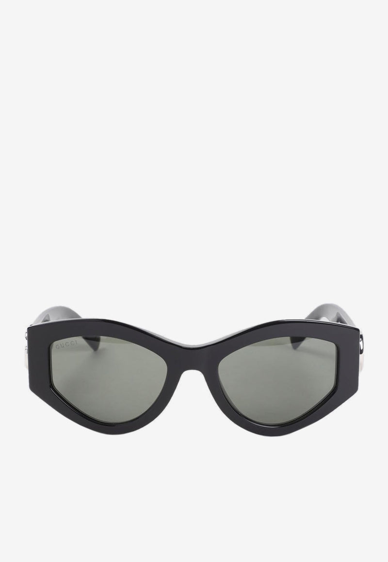 Oval Acetate Sunglasses