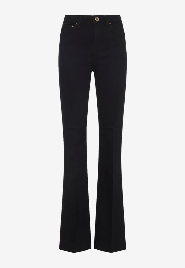 Mirror Snake Monogram Bootcut Jeans