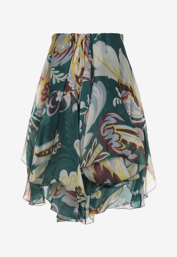 Asymmetric Mini Skirt