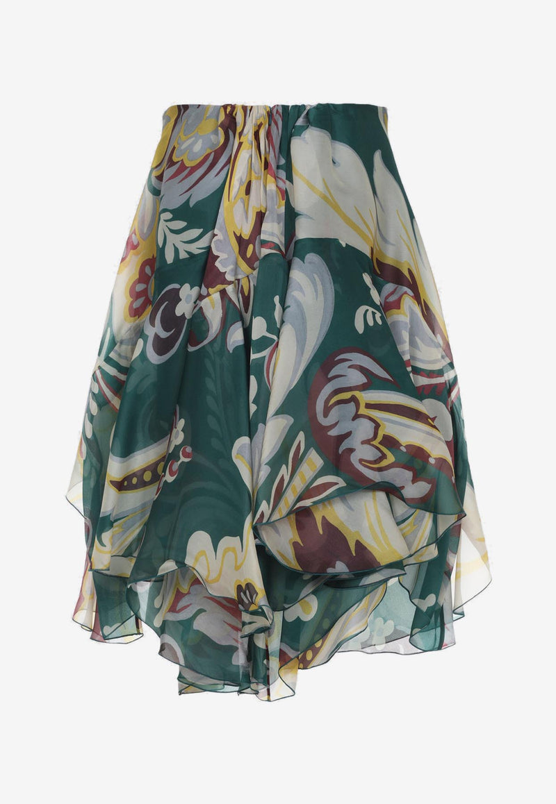 Asymmetric Mini Skirt