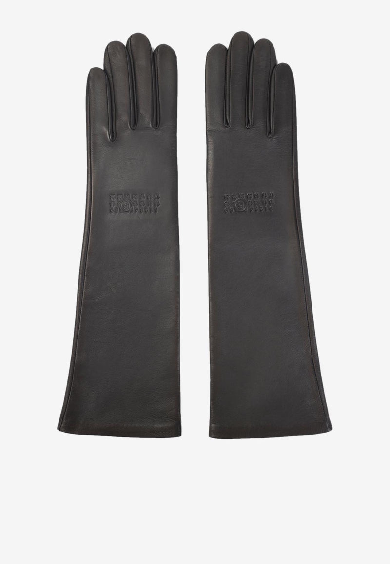 Long Leather Gloves