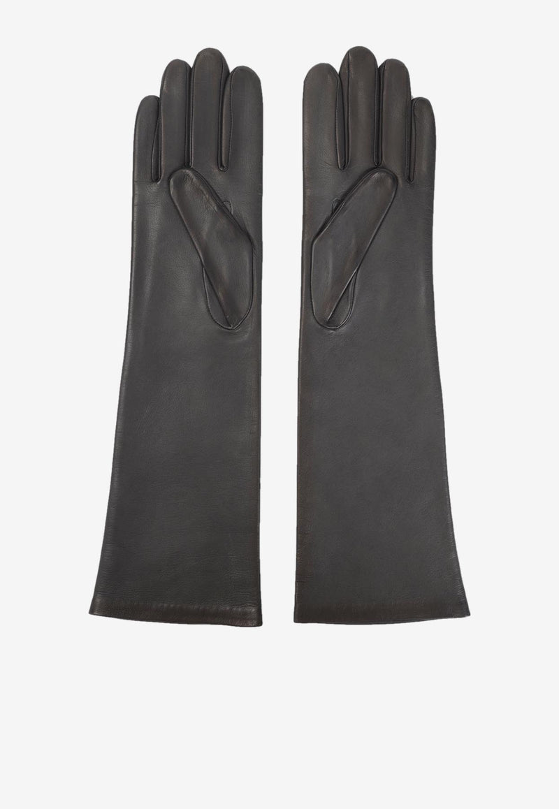 Long Leather Gloves