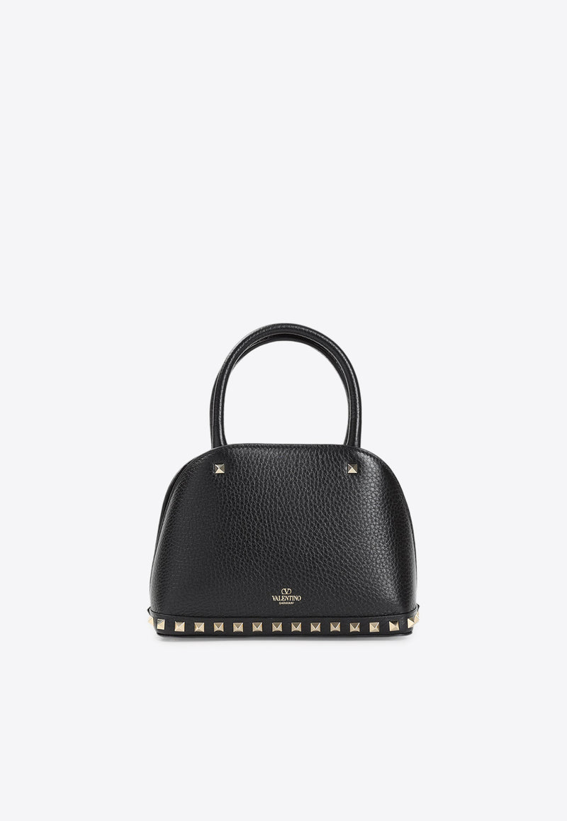 Small Rockstud Top Handle Bag