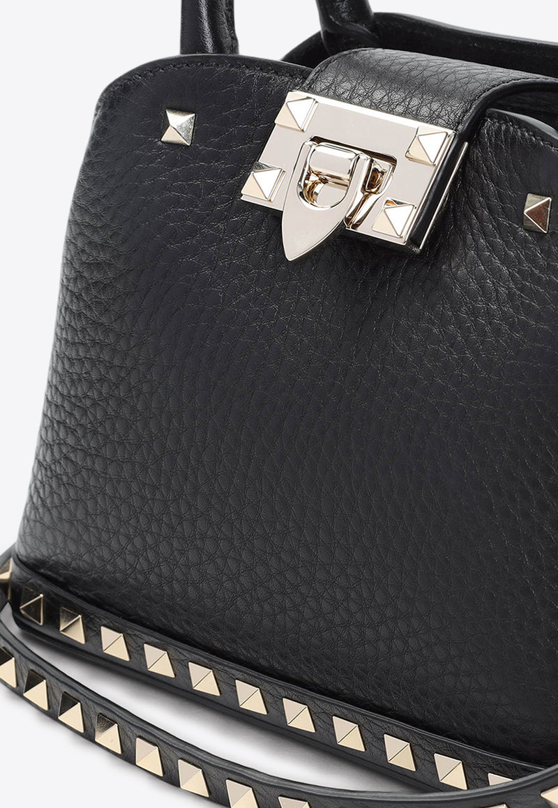 Small Rockstud Top Handle Bag