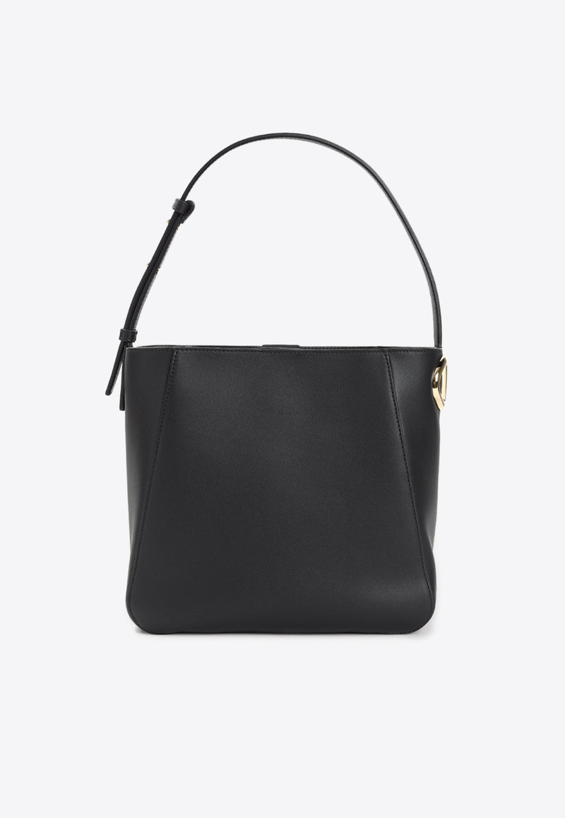 VLogo Side Bucket Bag in Nappa Leather