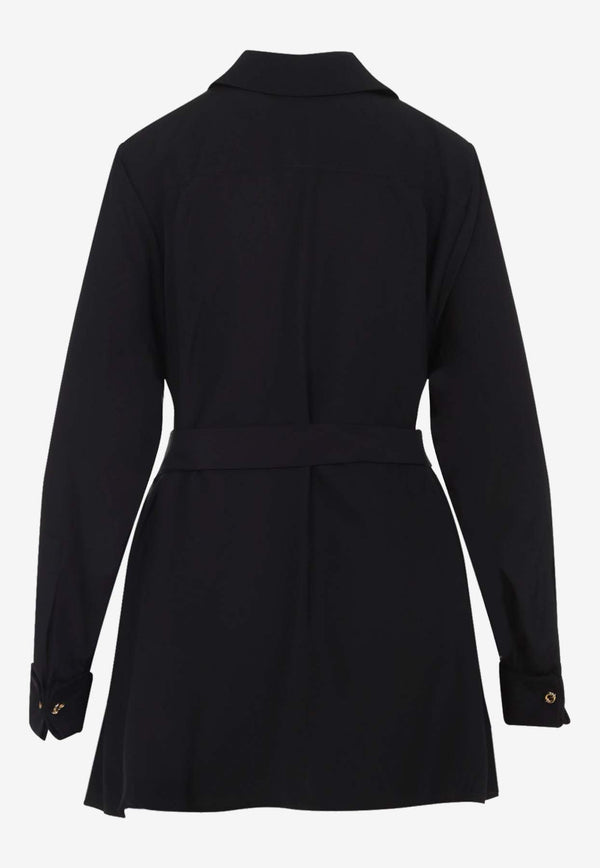 Belted Long-Sleeved Shirt