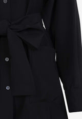 Belted Long-Sleeved Shirt