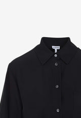 Belted Long-Sleeved Shirt