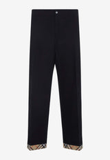 Griffin Checked-Cuff Pants