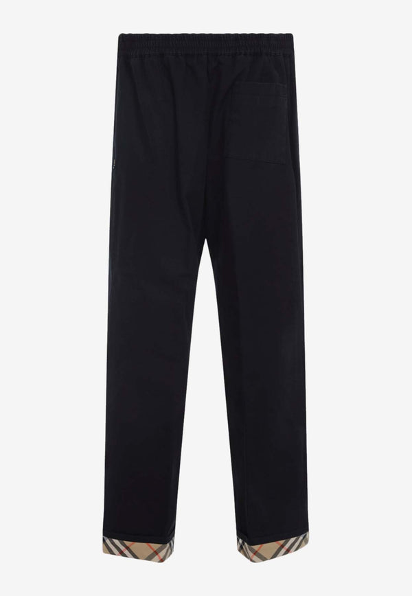 Griffin Checked-Cuff Pants