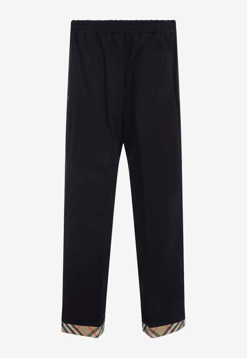 Griffin Checked-Cuff Pants