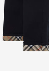 Griffin Checked-Cuff Pants