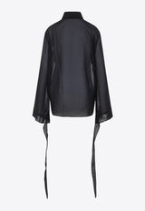 Verlin Sheer Chiffon Shirt