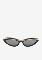 Cat-Eye Acetate Sunglasses