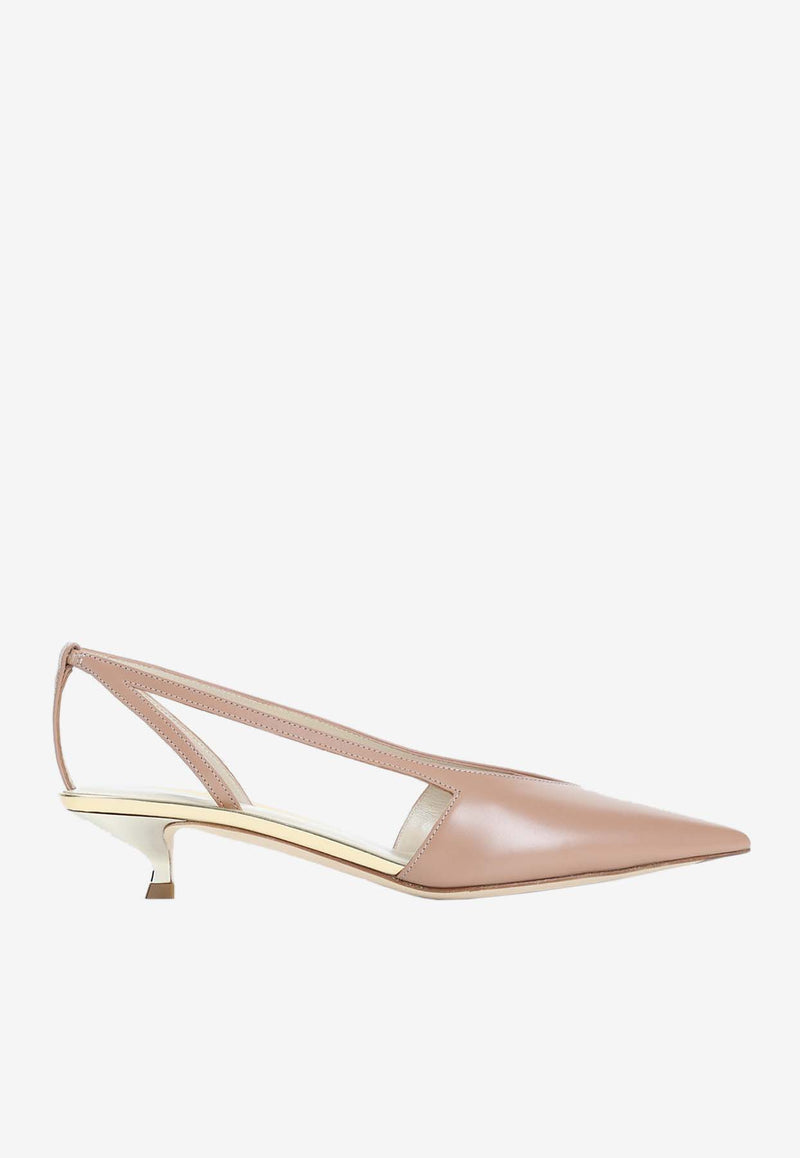 30 Pointed Leather Pumps