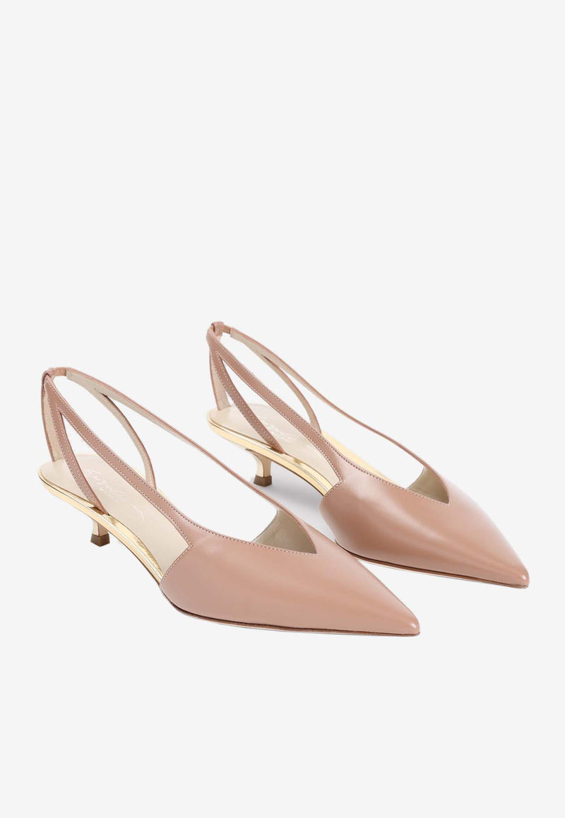 30 Pointed Leather Pumps