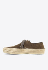 Rio Suede Espadrilles with Logo