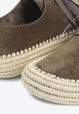 Rio Suede Espadrilles with Logo