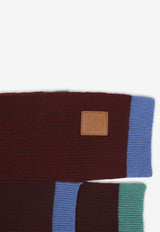 Asymmetric Wool Scarf