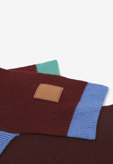 Asymmetric Wool Scarf