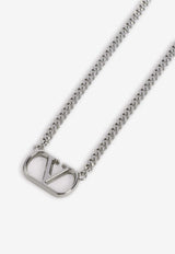 Bronze VLogo Necklace