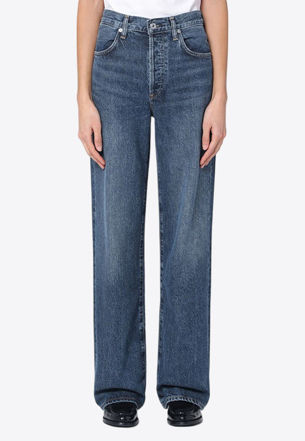 Citizens of Humanity Washed-Out Wide Jeans  Indigo 1746C3028/Q_CITIZ-WWOOD