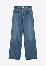 Citizens Of Humanity Washed-Effect Straight Jeans Blue 1746I1136/P_CITIZ-STRSG