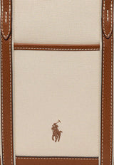 Polo Ralph Lauren Logo Canvas Tote Bag Beige 428P03085001_ECRUCUOIO_48136859