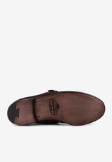 Shangai Suede Monk Shoes