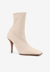 90 Leather Square Boots
