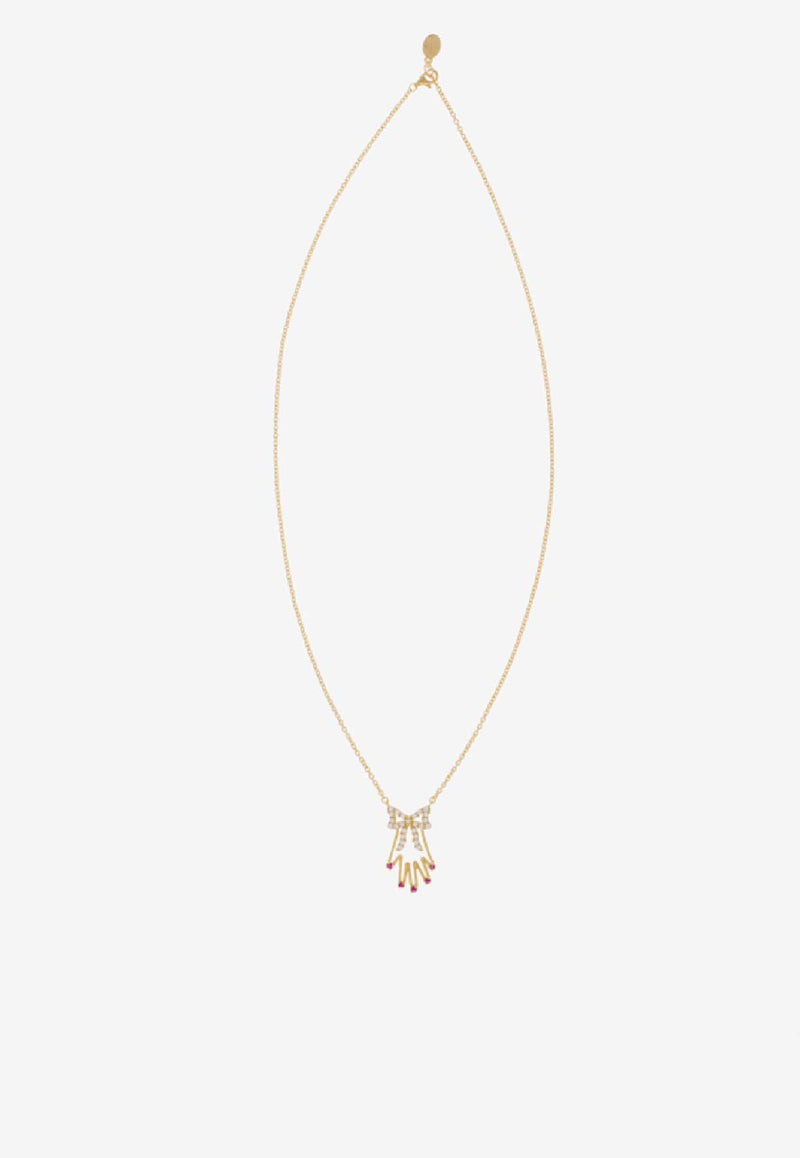 Vivetta Handy Crystal Necklace Gold VM2JW0003MT002_ORO