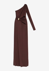 Classic One-Shoulder Maxi Dress