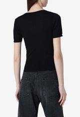 Vivienne Westwood Bea Orb Logo T-shirt Black 1803002QY003F/S_VIVWE-N401