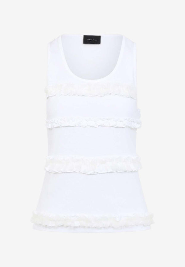 Ruffle Frill Tank Top