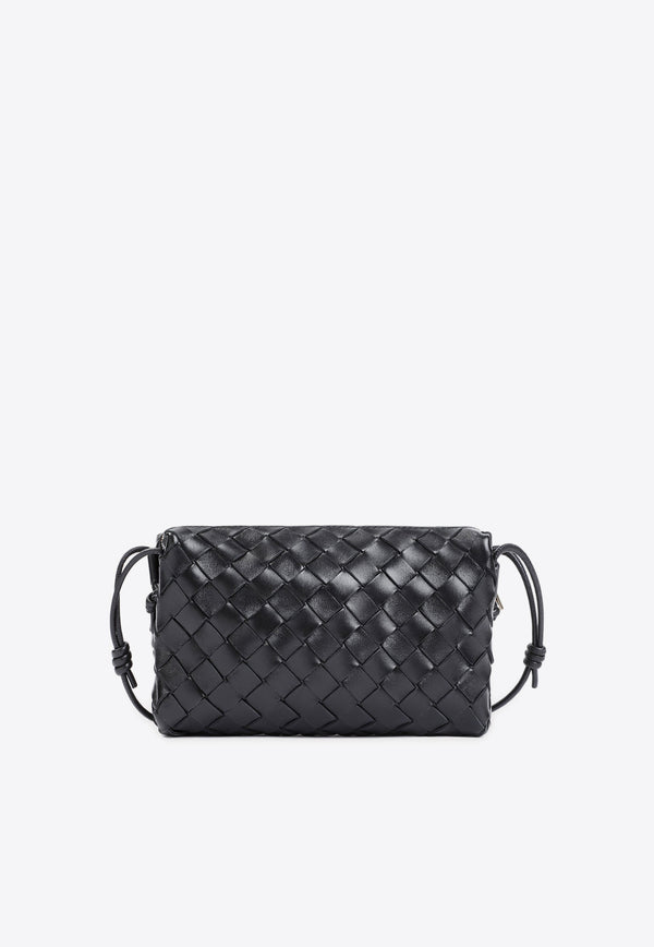 Mini Loop Shoulder Bag Intrecciato Leather