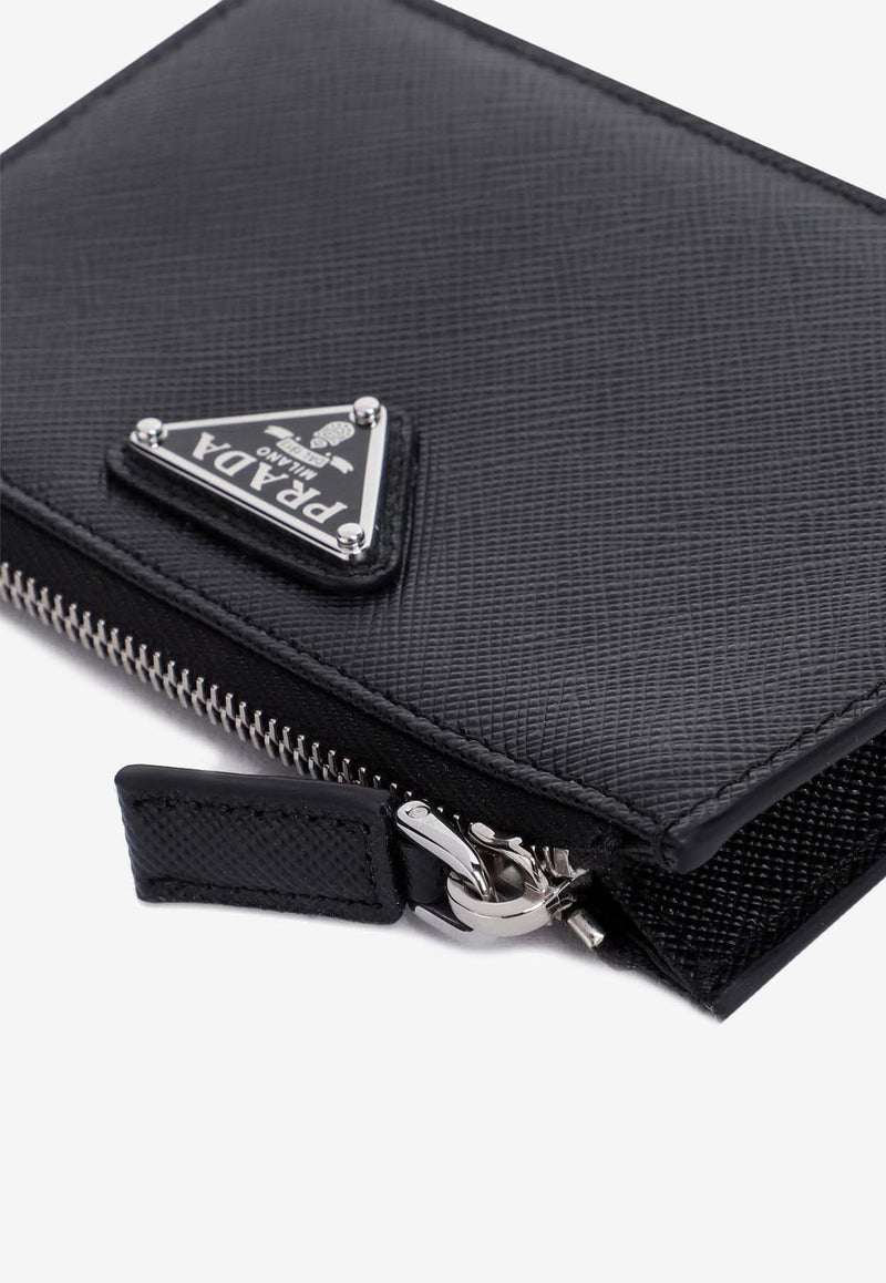 Triangle Logo Zipped Cardholder