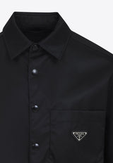 Triangle Logo Long-Sleeved Shirt