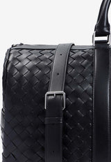 Medium Intrecciato Leather Duffle Bag