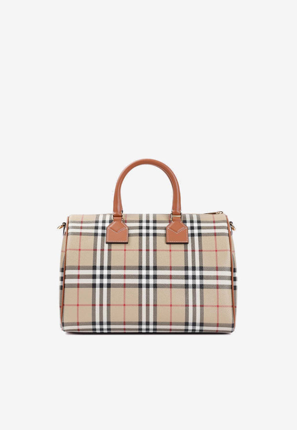 Medium Bowling Check Bag