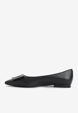 Gommettine Leather Ballet Flats