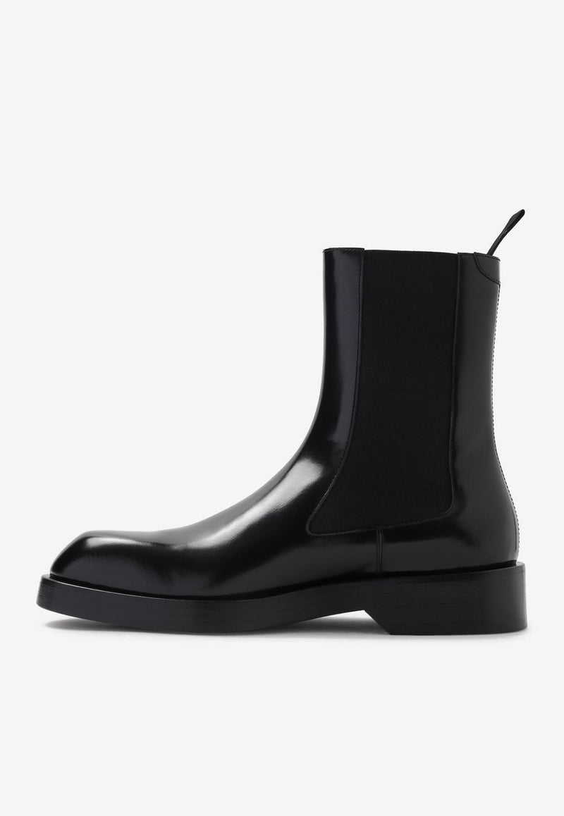 Calf Leather Chelsea Boots