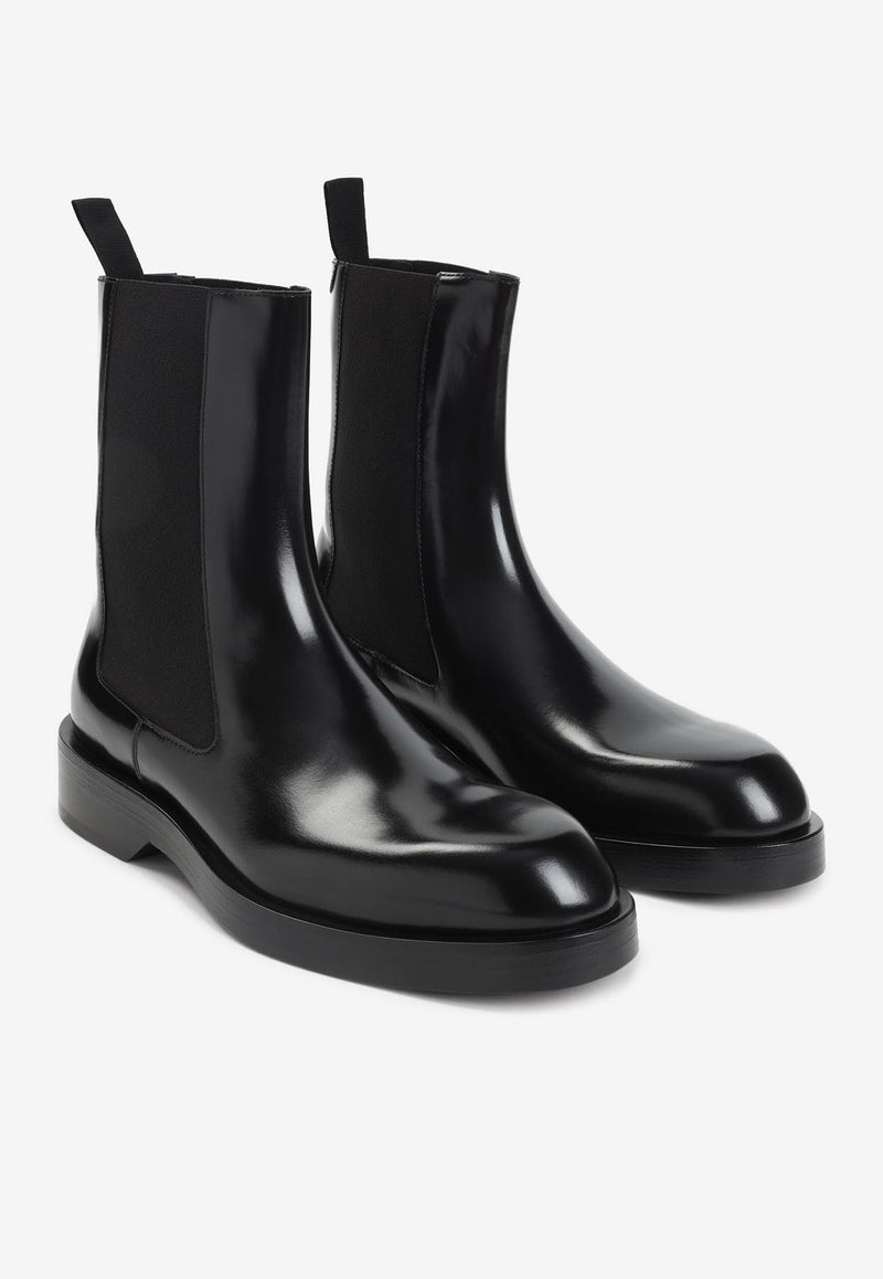 Calf Leather Chelsea Boots