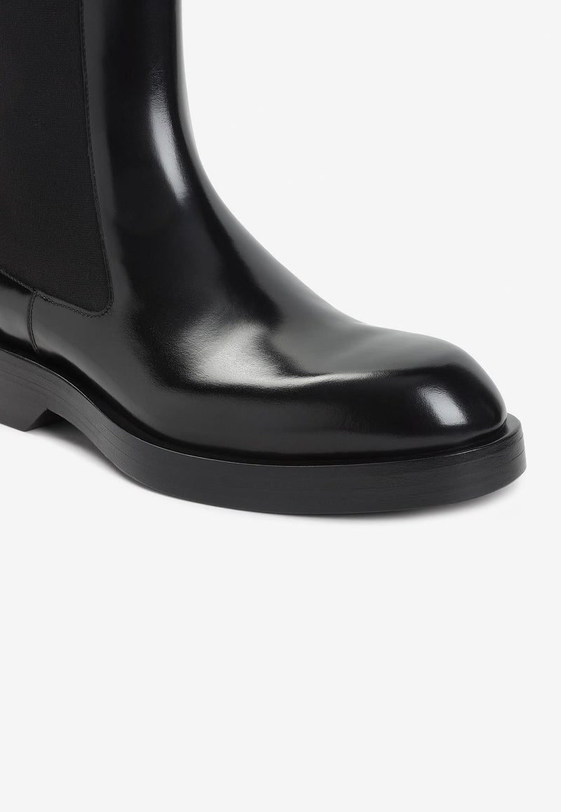 Calf Leather Chelsea Boots