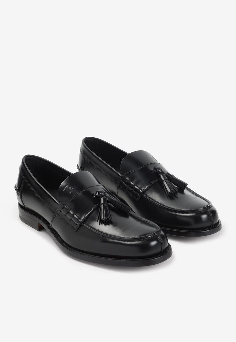 Tassel Leather Loafers