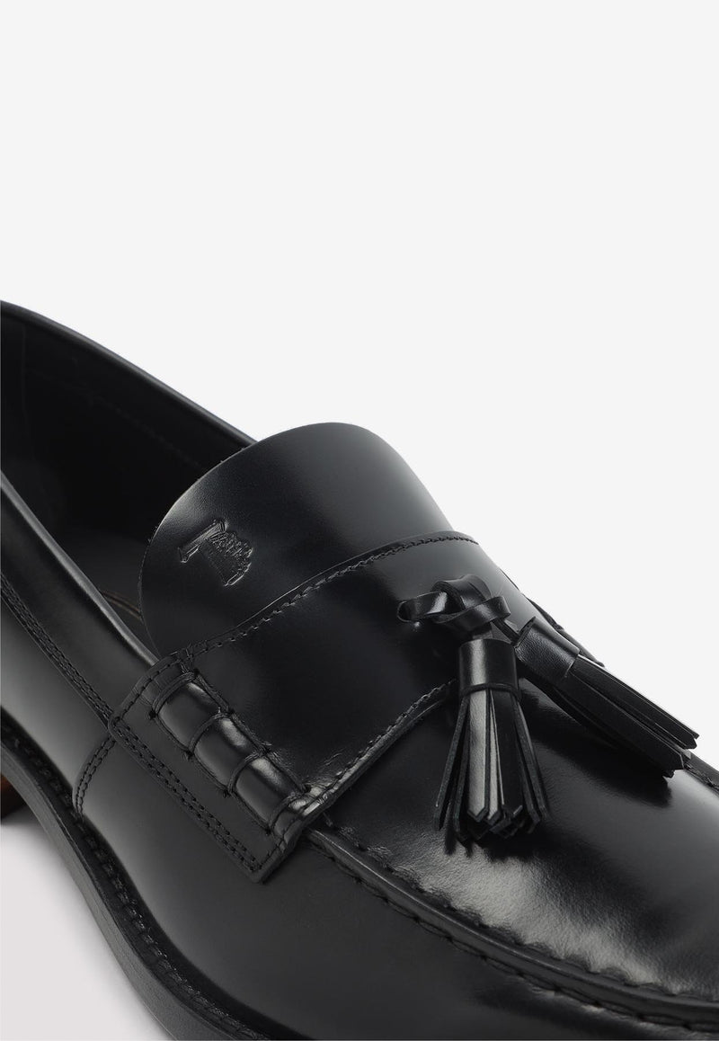 Tassel Leather Loafers