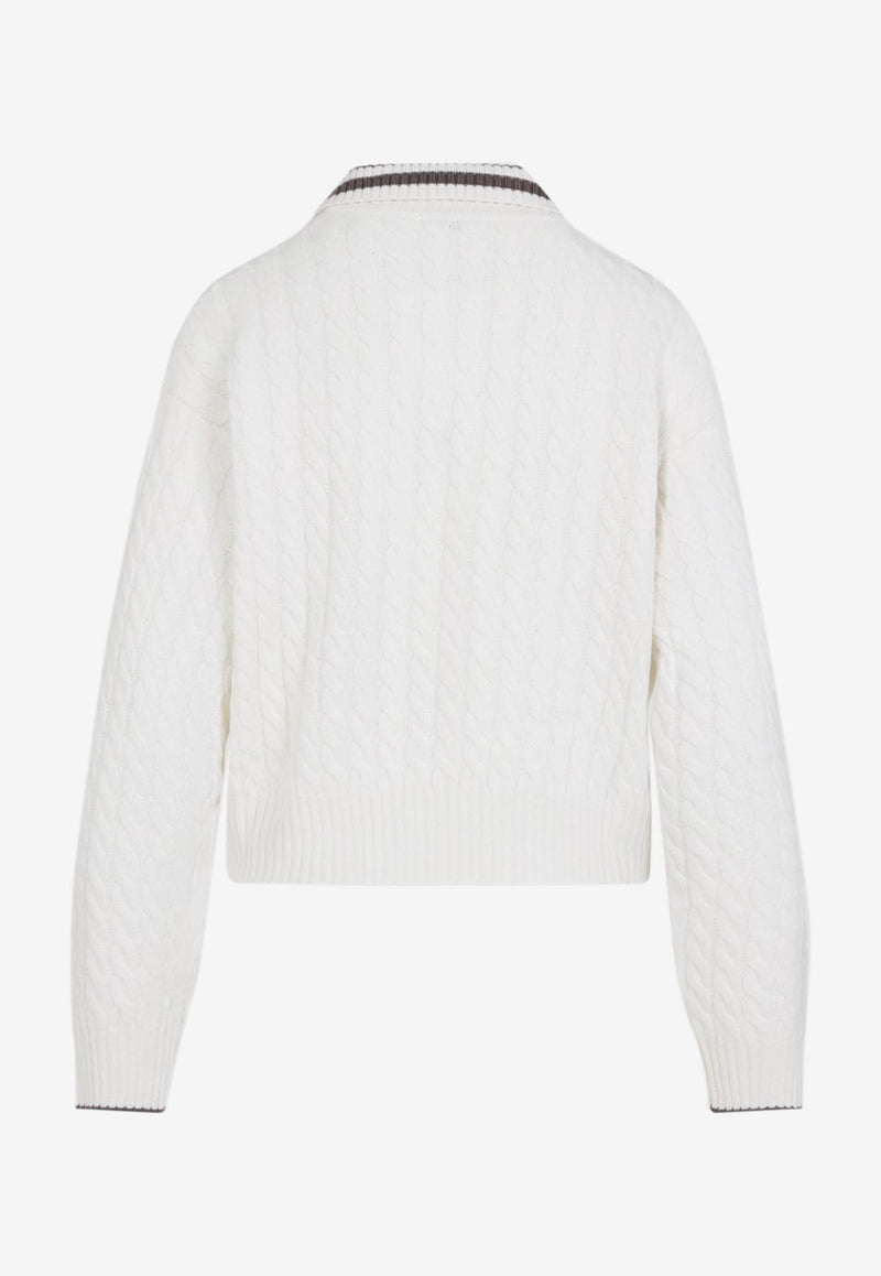 Cashmere Cable-Knit Sweater