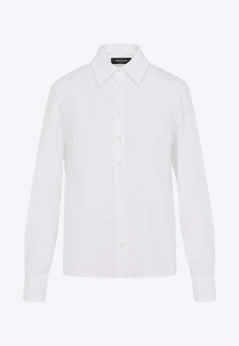 Long-Sleeved Button-Up Shirt